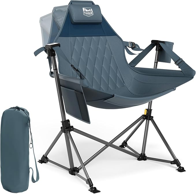 TIMBER RIDGE Hammock Camping Chair, Oversized Swinging Hammock Chair with Adjustable Back and Seat for Outdoor Lawn, Sport...