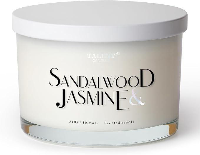 Scented Candles for Home - Large 3 Wick Jar Candles - Natural Soy Wax Candles Gifts for Women & Men - Aromatherapy Aesthet...