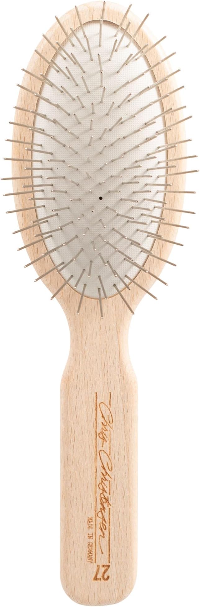 Chris Christensen Dog Brush, 27 mm Oval Pin Brush, Original Series, Groom Like a Professional, Stainless Steel Pins, Light...
