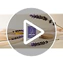 AOOVOO Lavender Scented Candles for Women - Aromatherapy Candle with Crystals Inside, 7oz Soy Candles for Home Scented, Bi...
