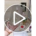 Set Of 2 Storage Organizer Bins Wall Mounted Shower Caddy, Bathroom shelves Stackable Clear Plastic Toothbrush Holder Adhe...