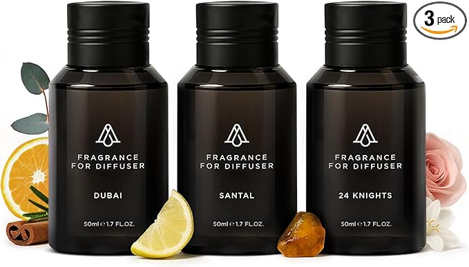 AromaPlan The Bestsellers Set, Dubai, Santal, 24 Knights - Top Picks Set Collection- Gift Set, USA Fragrance- Luxury Aroma...