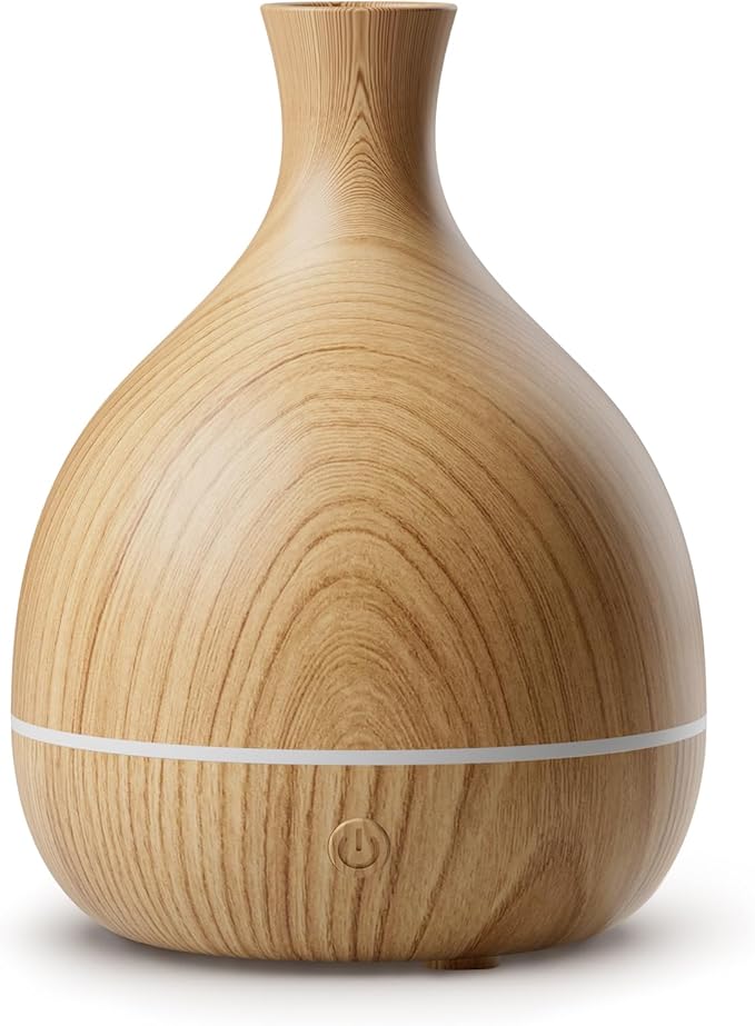 Cegsin Essential Oil Diffuser with Adapter, 100ml Small Aromatherapy Scent Machine for Home & Office Desk, 7 Color LED Coo...