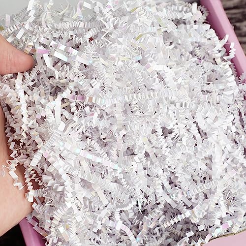 Uptotop 5oz Crinkle Cut Paper Shred Filler for Gift Wrapping, Gift Basket Filling, Perfect for Birthday, Christmas, Thanks...