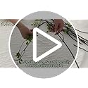 Cherica 4 Pcs Artificial Ficus Branches Faux Eucalyptus Stems, 47.2 Inch Fake Greenery Stems Artificial Plants for Vase Fi...