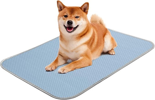 Buvlnee Summer Dog Cooling Mat Washable Ice Silk Self Cool Pad for Small Medium Large Dogs and Cats, Pet Sleeping Pad for ...