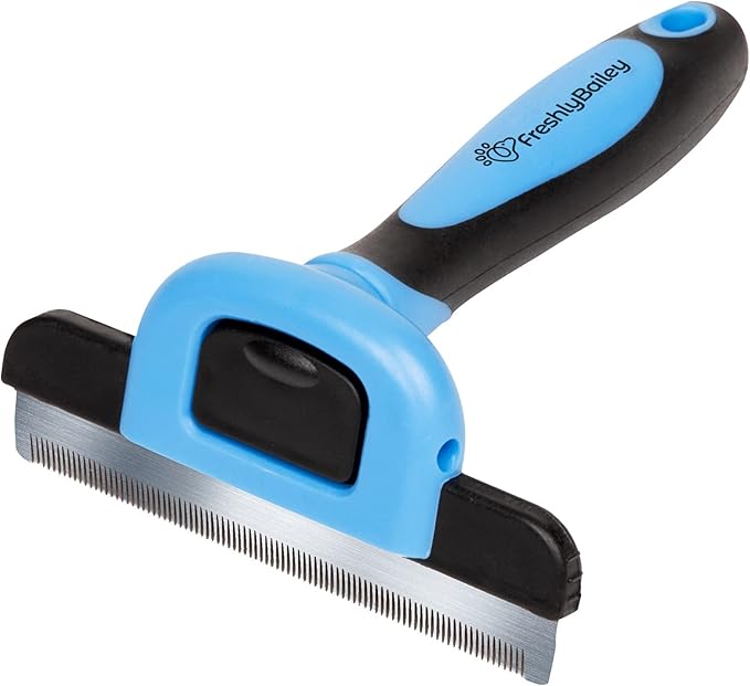 Freshly Bailey Deshedding Brush for Short Haired Dogs & Cats - Cat and Dog Brush for Shedding Short Hair - Highly Effectiv...