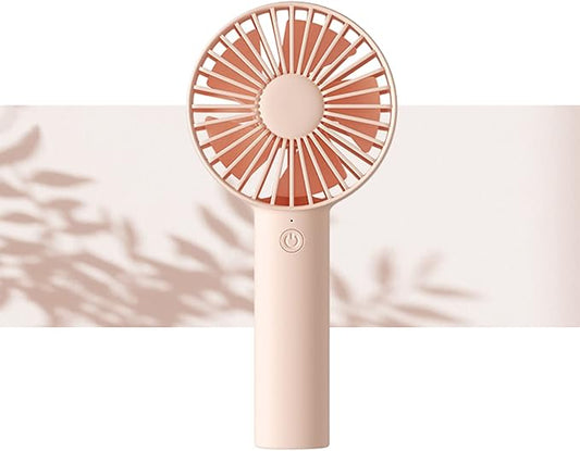 JISULIFE Handheld Mini Fan, Portable and Small with 3 Speeds, USB Rechargeable Battery Operate for Outdoor, Indoor, Makeu...