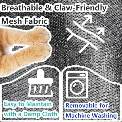 Newly Upgraded Elevated Cat Beds for Indoor - Washable Material, Comfortable Elevated Design for Cats, Ideal for Indoor Us...