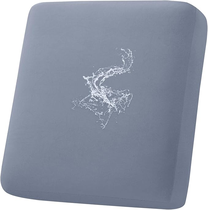 hyha Waterproof Couch Cushion Covers, Stretch Sofa Couch Seat Slipcover for Dog Washable, Non-Slip Waterproof Outdoor Cush...