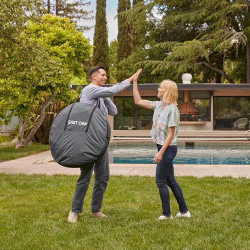 East Oak Screen House Tent Pop-Up, Portable Screen Room Canopy Instant Screen Tent 6 x 6 FT with Carry Bag for Patio, Back...