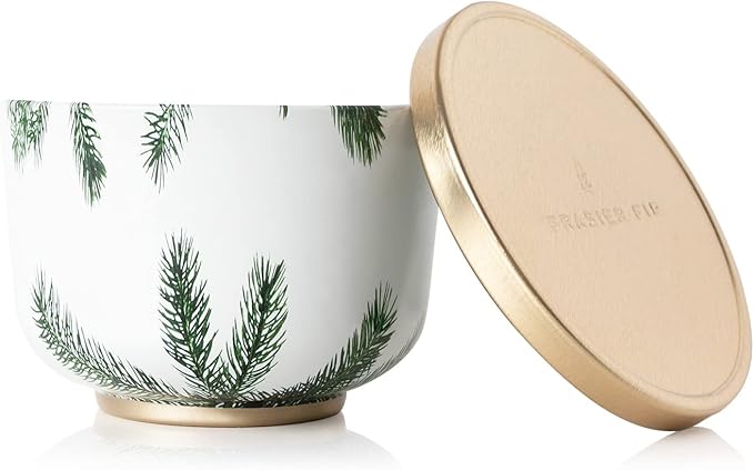 Thymes Scented Candles for Women & Men – Tin with Lid – Luxury Home Decor – Holiday Candles with Notes of Crisp Siberian F...