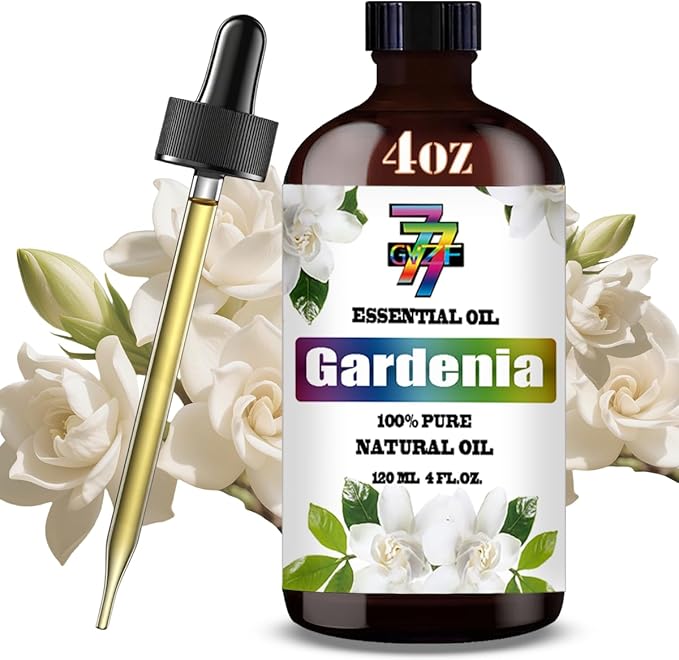 Gardenia Essential Oil - GV77ZF Gardenia Oils for Diffusers, Humidifiers, DIY Candles, Soap, Cleaning, Home, Office, Yoga,...