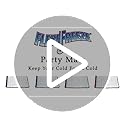 FlexiFreeze Party Mat Food Cooling Serving Platter – Buffet Display Chiller for Meat, Cheese, Fruit & Party Food Trays – C...
