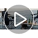 Romswi Oversized Camping Chairs,Heavy Duty Support 500 LBS,Padded Back & Arm Sport Chairs, Cup Holder Cooler Bag, Collapsi...