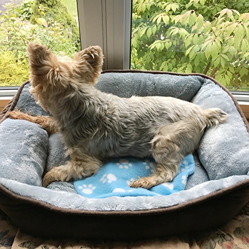 Pet Fit For Life Snuggle Soft Dog Cooling Pad & Pet Heating Pad - Comfortable Temperature Control in All Seasons - Ideal f...