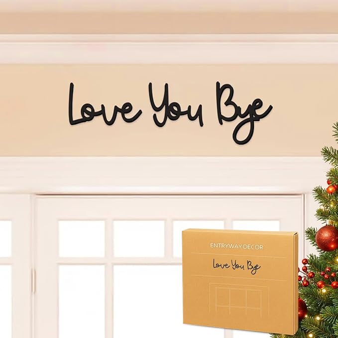 Dripykiaa Love You Bye Wood Sign Home Decor Boho Decor Wall Decor Express Love and Warm for Your Family Lovers Wall Art Gi...