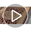 Unique Loom Versailles Collection Traditional Classic Medallion Floral Motif Area Rug (4' 0 x 4' 0 Square, Burgundy/ Ivory)
