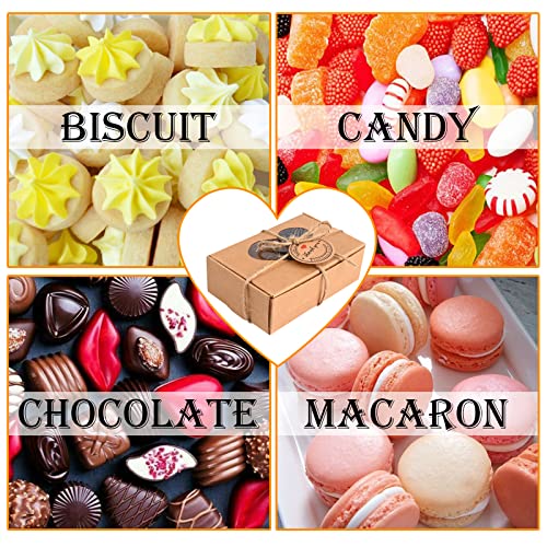 Moukiween 32 PCS Brown Soap Boxes for Homemade Soap, 3.54 X 2.36 X 1.18 Inch Soap Packaging Gift boxes with Window, Small ...