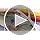 Andiker Rainbow Straw Bags for Women 2025, Lightweight Large Beach Bag with Zipper Summer Striped Straw Tote Bag for Women