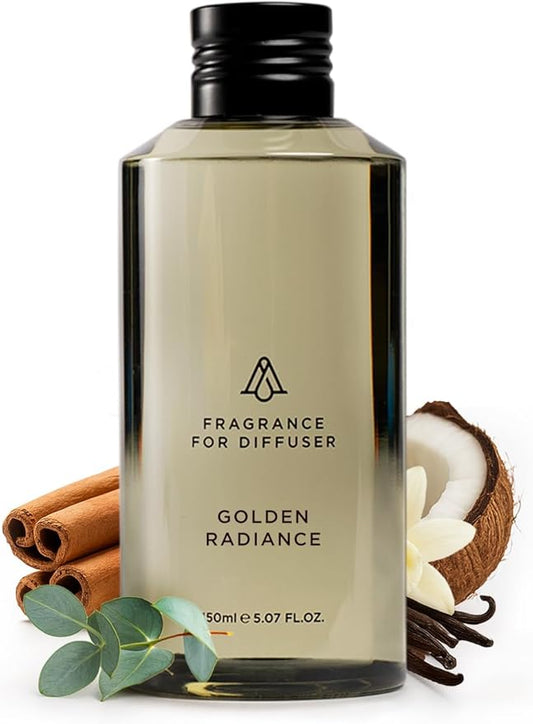 AromaPlan Hotel Scents Golden Radiance 5 Fl Oz (148ml), Home Luxury Aroma & Hotel Fragrance Diffuser Oil- Hotel Diffuser O...