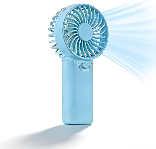 FZRMU Portable Handheld Fan, AAA Battery Powered Mini Fan, No Charging Needed, Quiet Personal Cooling Fan for Travel, Camp...
