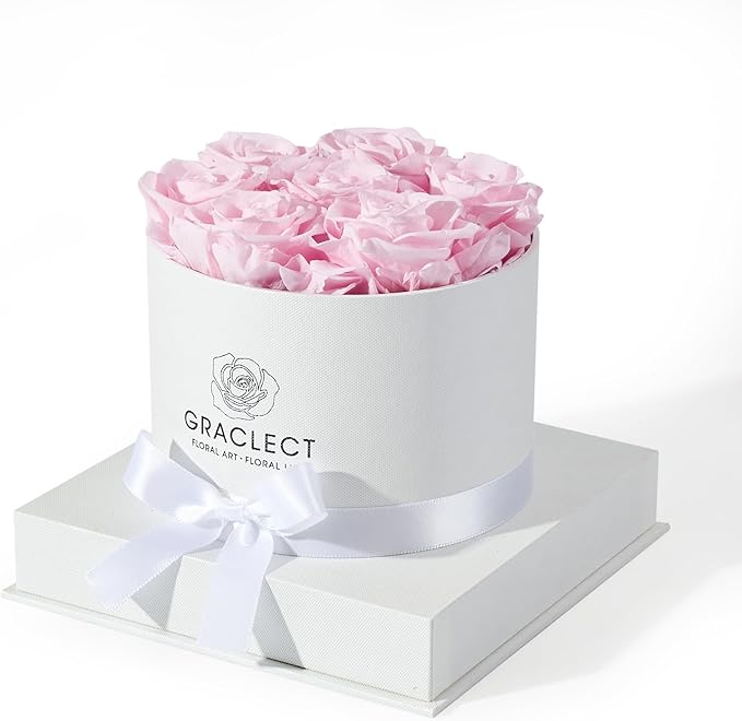 Graclect Flowers for Delivery Prime - Preserved Roses in a Box - Forever Flowers, Immortal Roses, Eternal Rose Birthday Gi...
