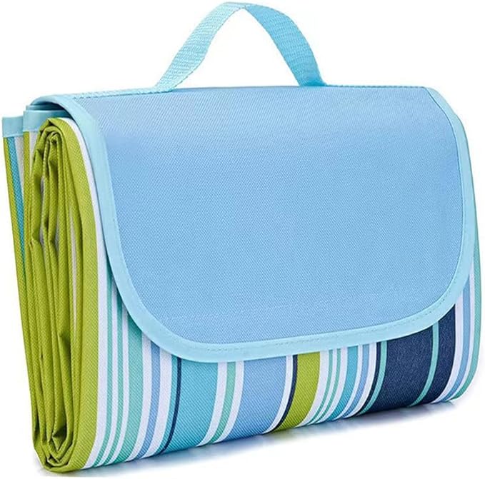 LRUUIDDE Large 80"x 60" Beach Blanket, Outdoor Picnic Blankets, Waterproof Sandproof Portable Blankets, Foldable and Light...