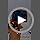Werduoland Ergonomic Slicker Brush for Long-Haired Dogs - Wooden Handle, Long Pins for Grooming Goldendoodles