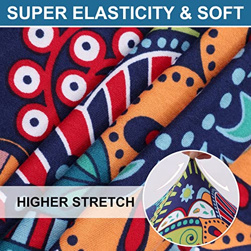 Smiry Printed Couch Cushion Covers, Stretch Soft Couch Covers for Sofa, Washable Non-Slip Sofa Slipcover Furniture Protect...