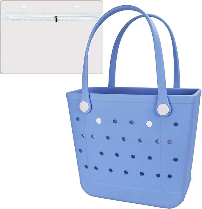 Uwyriwooq Beach Tote Bag, Original Large Rubber Beach Bag for Women, Pool Bag