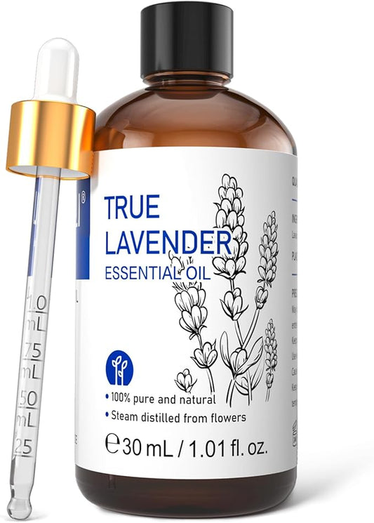 HIQILI Lavender Essential Oil for Diffuser, Aromatherapy & Air Freshening, Ideal for Relaxing Tense Mood, Eliminating Odo...