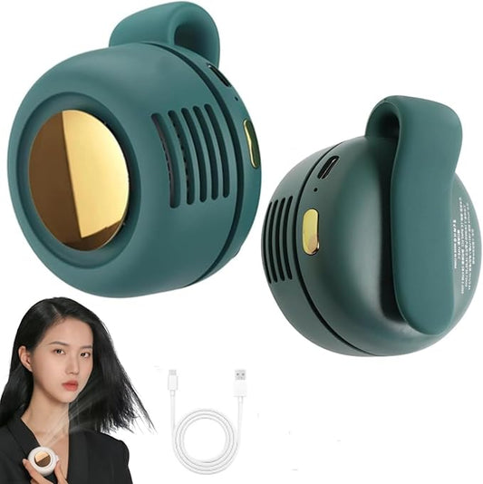 Portable Clip On Fan for Shirt, Mini Fan With Clip, Silent Bladeless Adjustable 3 Speeds Suspended Waist Fans, 2026 New We...