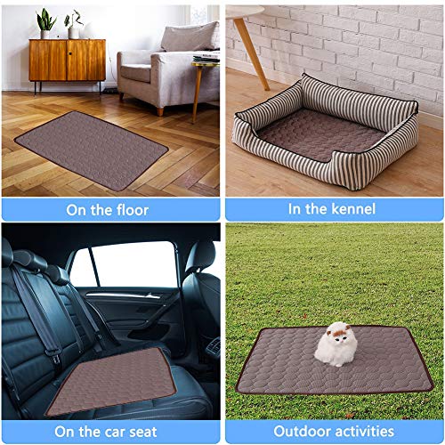 Coppthinktu Cooling Mat for Dogs Summer Dog Pad for Small Medium Large Dogs Cats, Pet Ice Silk Blankets Sleeping Mat, Outd...