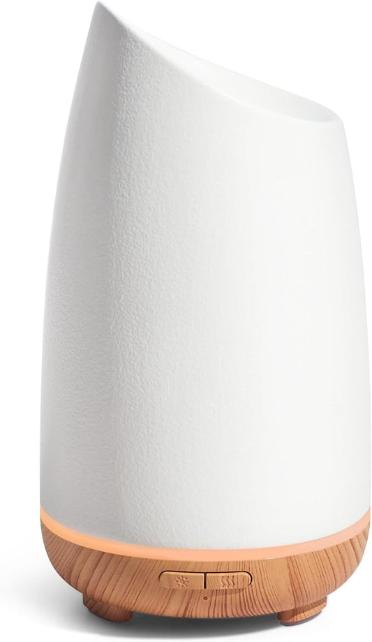 InnoGear 150ml Ceramic Oil Diffuser, Handcrafted Stone Essential Oil Diffuser Aromatherapy Diffusers Ultrasonic Cool Mist ...