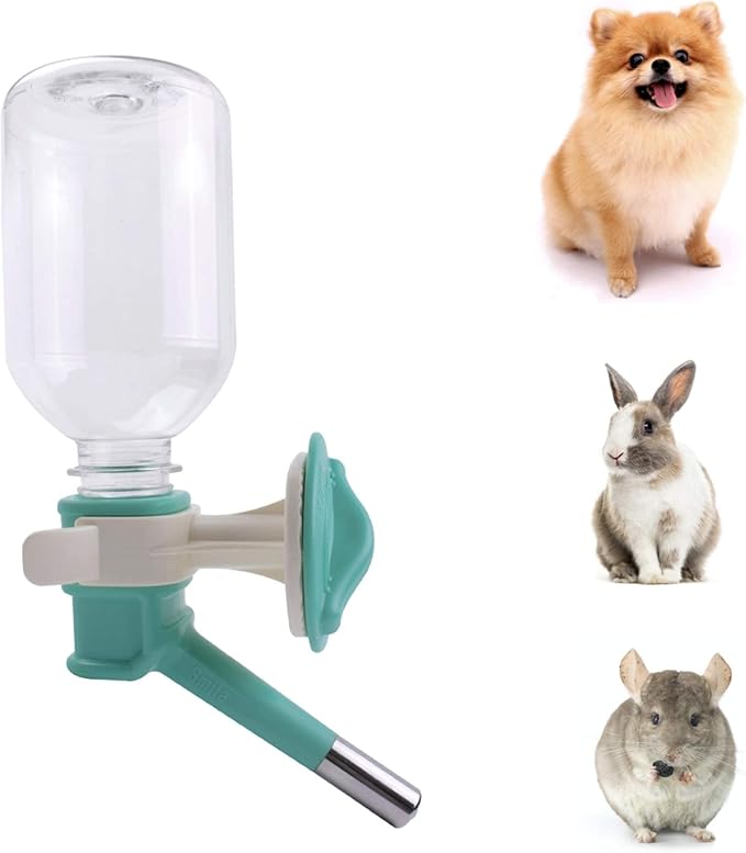 Choco Nose Patented No-Drip Water Bottle/Feeder for Puppies/Toy-Small Breed Dogs/Rabbits/Cats/Chinchillas and Other Small ...