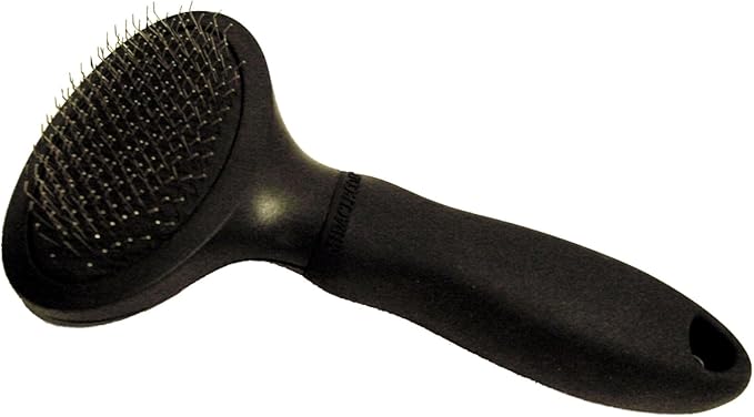 Miracle Care Slicker Brush for Dogs and Cats, Pet Hair Brush for Shedding, Removes Loose Undercoat, Ergonomic Handle, Smal...