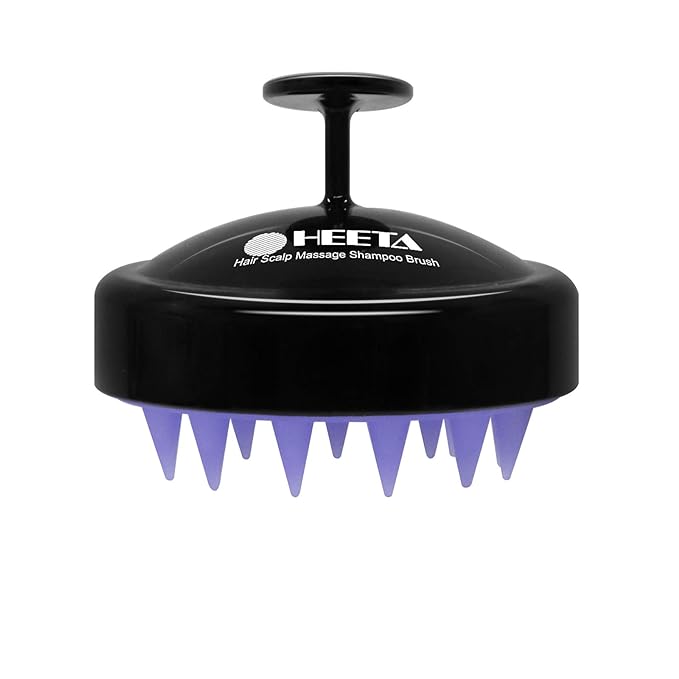 HEETA Scalp Massager Hair Growth, Soft Silicone Scalp Scrubber Shampoo Brush for Exfoliation, Dandruff Removal Head Massag...