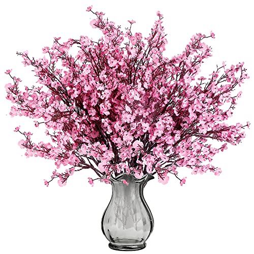 Sggvecsy 10 Pcs Babys Breath Artificial Flowers Gypsophila Bouquets Bulk Real Touch Fake Silk Flowers for Home Wedding DIY...