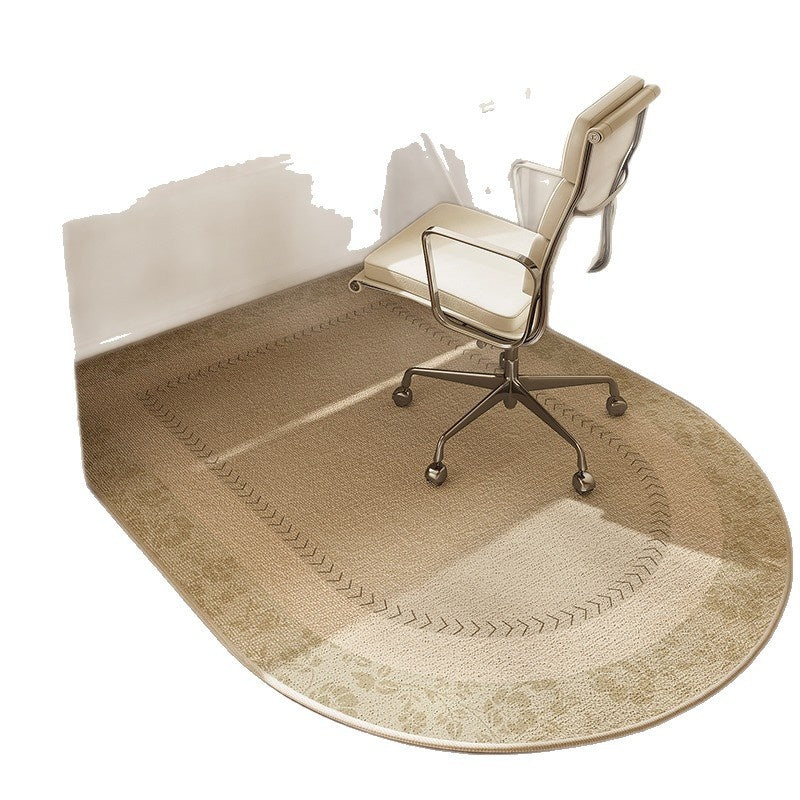 Anti-slip Home Curved Rug For Computer Chairs