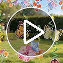 Spring Flower Birthday Decorations, Wildflower Party Decorations include Happy Birthday Banner and Flower Themed Hanging S...