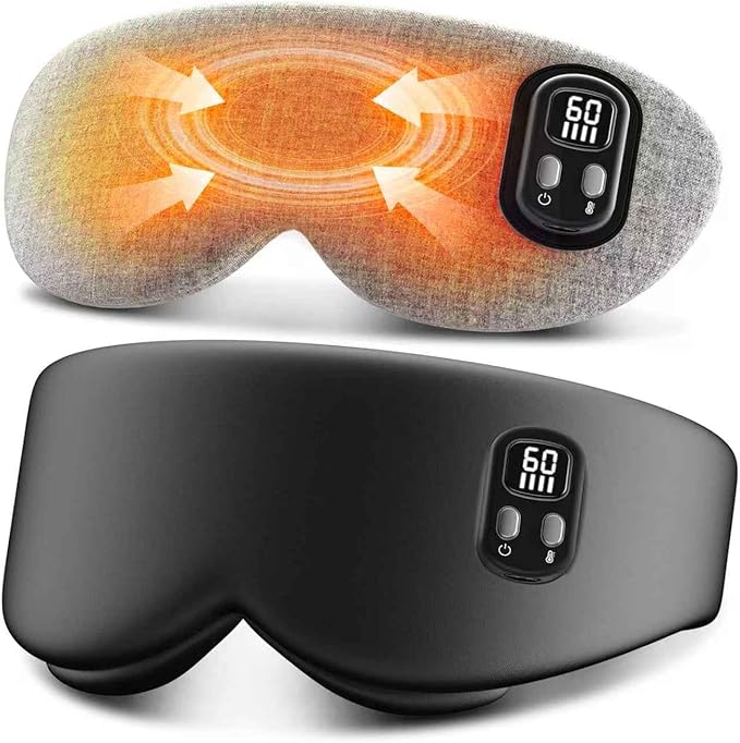 Anydance Heated Eye Mask - Cordless Eye Mask for Dry Eyes, Eye Relief, Improved Sleep, Timed Shutdown, 4 Temperature, Wash...