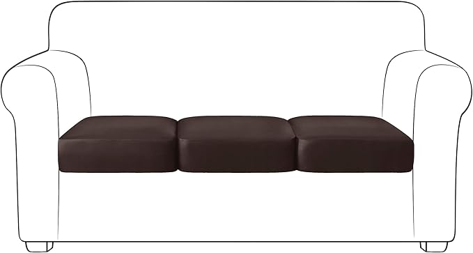 Yates Home PU Leather Couch Sofa Cushion Slipcover Water-Proof Elastic Chair RV Seat Covers Loveseat Sofa Furniture Protec...