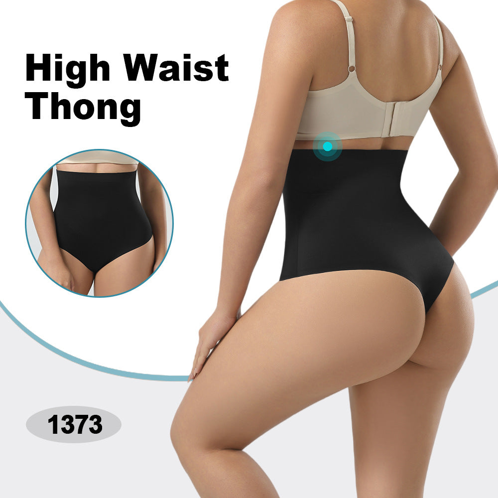 Mid RiseHigh Rise Seamless Thong Briefs For Tummy Control And Body Shaping