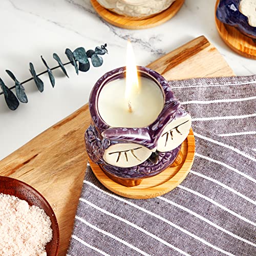 Kinforse Scented Candles - Lavender Candle Gift Set for Women, Birthday Presents with Marbling Gift Box
