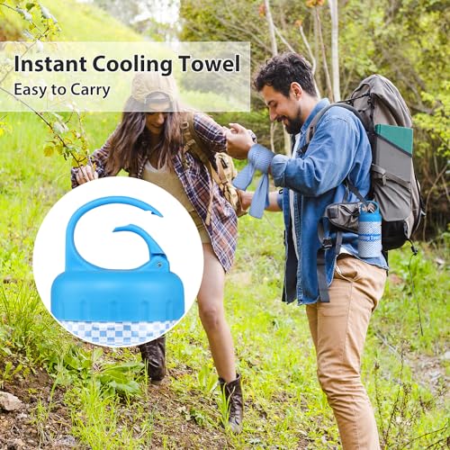 BOGI Cooling Towels for Neck and Face, Soft Breathable Cool Towel for Instant Cooling Stay Cool for Yoga, Sport, Gym, Camp...