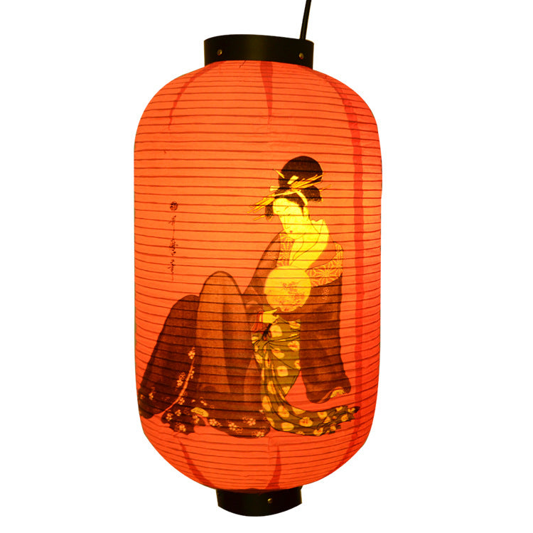 Hotel Decoration Ukiyo-e Portrait Of A Beauty Chinese Lantern