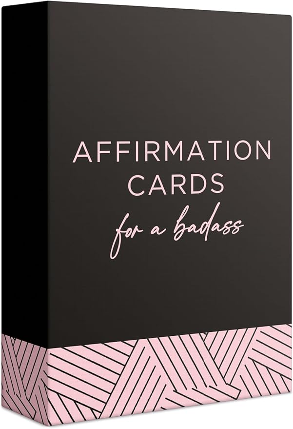52 Badass Affirmation Cards for Women - Inspirational Gift for Her, Birthday Gifts for Women, Best Friend, Bestie, Self Ca...
