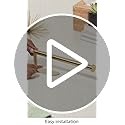 VAEHOLD Adhesive Paper Towel Holder Under Cabinet Wall Mount for Kitchen Paper Towel, Paper Towel Roll Holder Stick to Wal...