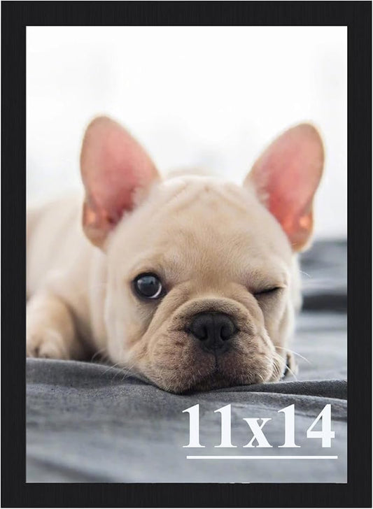 RUN HELIX 11x14 Picture Frame, Wall Gallery Photo Frames,Stable and Sturdy Black Frame with High Definition Plexiglass,11x...
